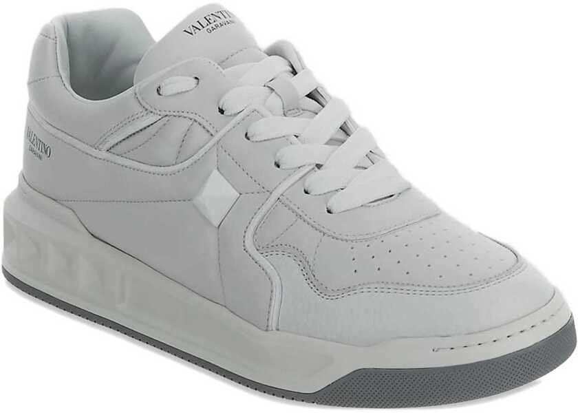Sneakers Valentino Garavani One Stud Low-Top Sneakers BIANCO/BIANCO/BIANCO/BIANCO-PASTEL GREY Barbati (BM 18530959) 2