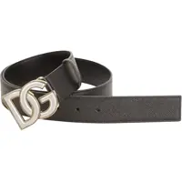 Accesorii pentru Barbati - Curele Dolce & Gabbana Leather Belt NERO/NERO Barbati (BM 18530983) - B-mall.ro