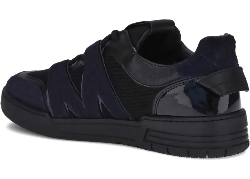 Sneakers Moschino Leather and mesh Sneakers NEROBLUNERONERONERO Femei (BM 18530989) 5