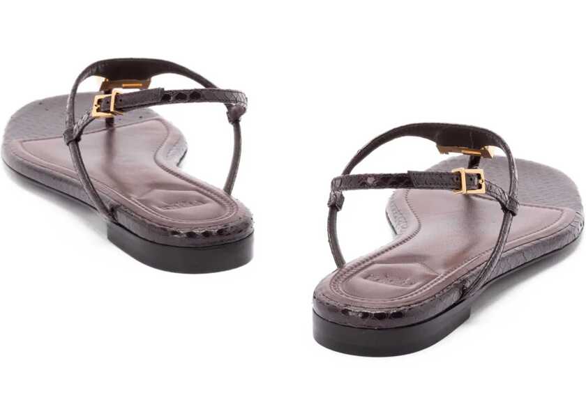 Sandale Fendi FFold Sandals BLACK PURPLE Femei (BM 18531001) 3