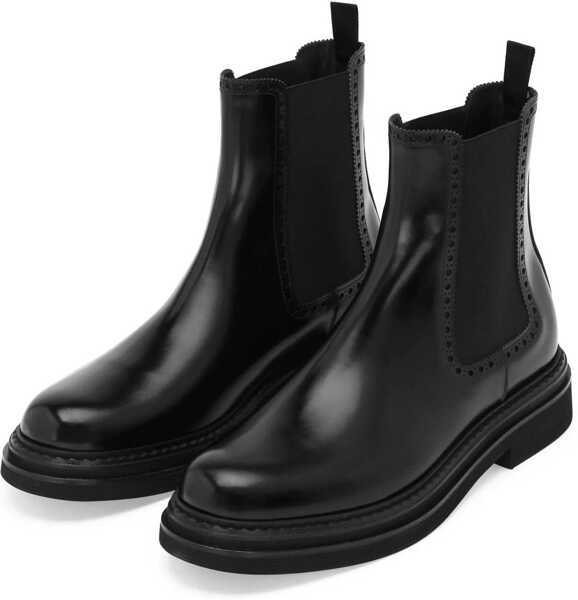 Bocanci casual Dolce & Gabbana Chelsea Ankle Boots NERO Barbati (BM 18531004) 4