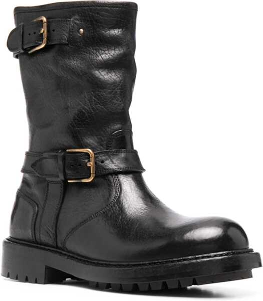 Bocanci casual Dolce & Gabbana Leather Boots NERO Barbati (BM 18531013) 2