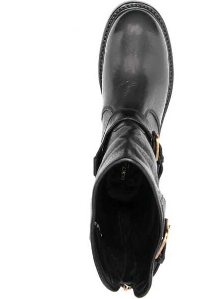 Bocanci casual Dolce & Gabbana Leather Boots NERO Barbati (BM 18531013) 4