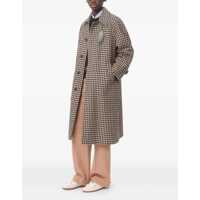 Paltoane pentru Barbati - Paltoane Valentino Garavani Vichy check Coat GRANT BEIGE/NOTTE Barbati (BM 18531028) - B-mall.ro