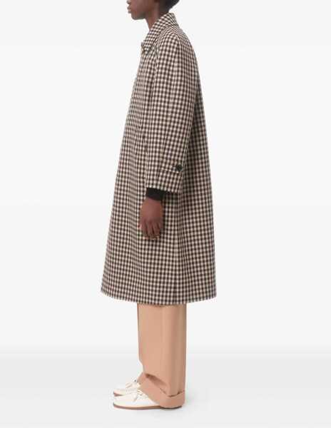 Paltoane Valentino Garavani Vichy check Coat GRANT BEIGE/NOTTE Barbati (BM 18531028) 4