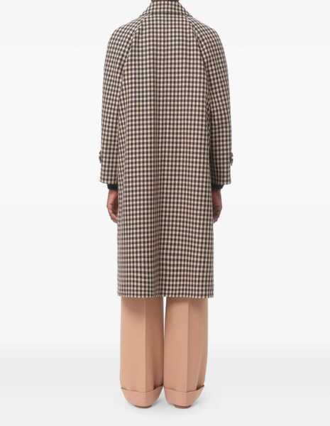 Paltoane Valentino Garavani Vichy check Coat GRANT BEIGE/NOTTE Barbati (BM 18531028) 5