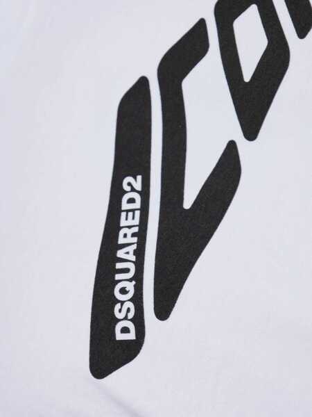 Tricouri DSQUARED2 Logoed T-Shirt WHITE Barbati (BM 18531040) 5