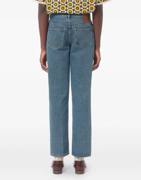 Blugi Valentino Garavani Straight Jeans MEDIUM BLUE DENIM Barbati (BM 18531061) 3