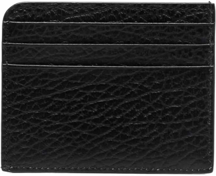 Portofele Maison Margiela Four Stitches Card Holder BLACK Barbati (BM 18531109) 2