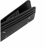 Portofele pentru Barbati - Portofele Maison Margiela Four Stitches Card Holder BLACK Barbati (BM 18531109) - B-mall.ro