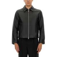 Geci de piele Short Leather Jacket Barbati