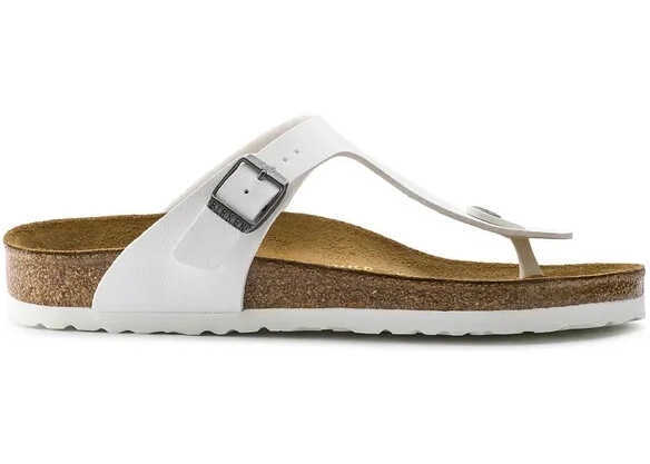 Slapi Birkenstock Gizeh BS White White Femei (BM 18531205) 2