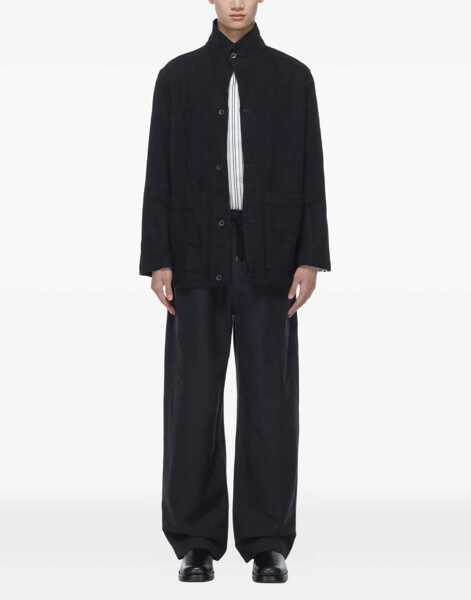 Pantaloni casual STUDIO NICHOLSON Pants With Elastic Waistband BLUE Barbati (BM 18531253) 2