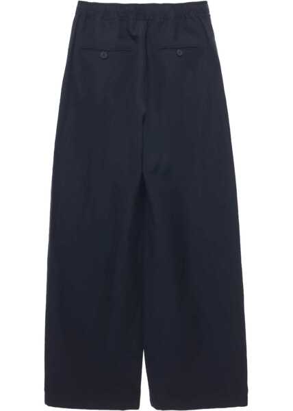 Pantaloni casual STUDIO NICHOLSON Pants With Elastic Waistband BLUE Barbati (BM 18531253) 5