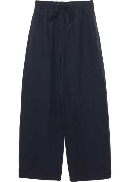 Pantaloni casual STUDIO NICHOLSON Pants With Elastic Waistband BLUE Barbati (BM 18531253) 1