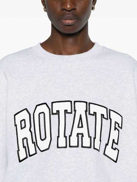 Bluze de trening ROTATE Birger Christensen Heavy Cotton Sweatshirt GREY Femei (BM 18531286) 5