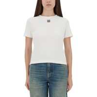Tricouri Ribbed Cotton T-Shirt Femei