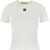 Tory Burch Ribbed Cotton T-Shirt WHITE