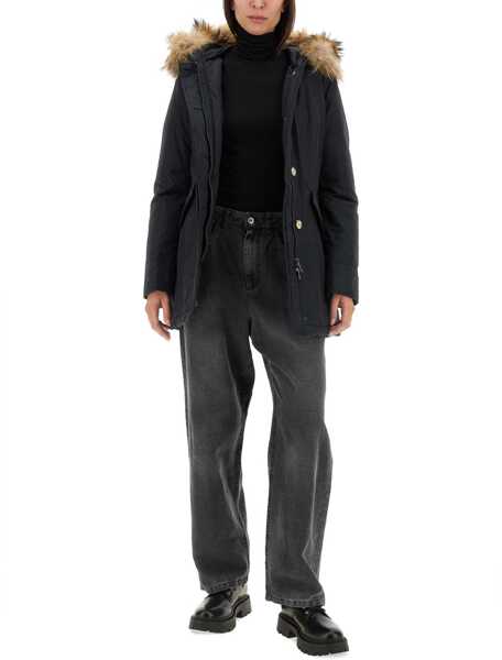 Geci Parka Woolrich Artic Racoon Parka BLUE Femei (BM 18531310) 4