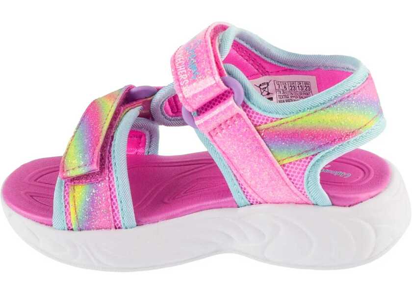 Sandale fara toc SKECHERS Unicorn Dreams Sandal - Dreamy Unicorns Pink Fete (BM 18531433) 2