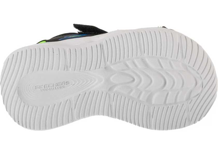 Sandale SKECHERS S-Lights: Sola Glow Sandal - Hyper-Coast Black Baieti (BM 18531439) 4