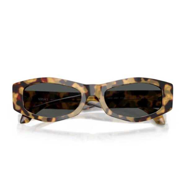 Ochelari de soare Versace Versace 0Ve4487U Signature Sunglasses Brown Femei (BM 18534939) 5