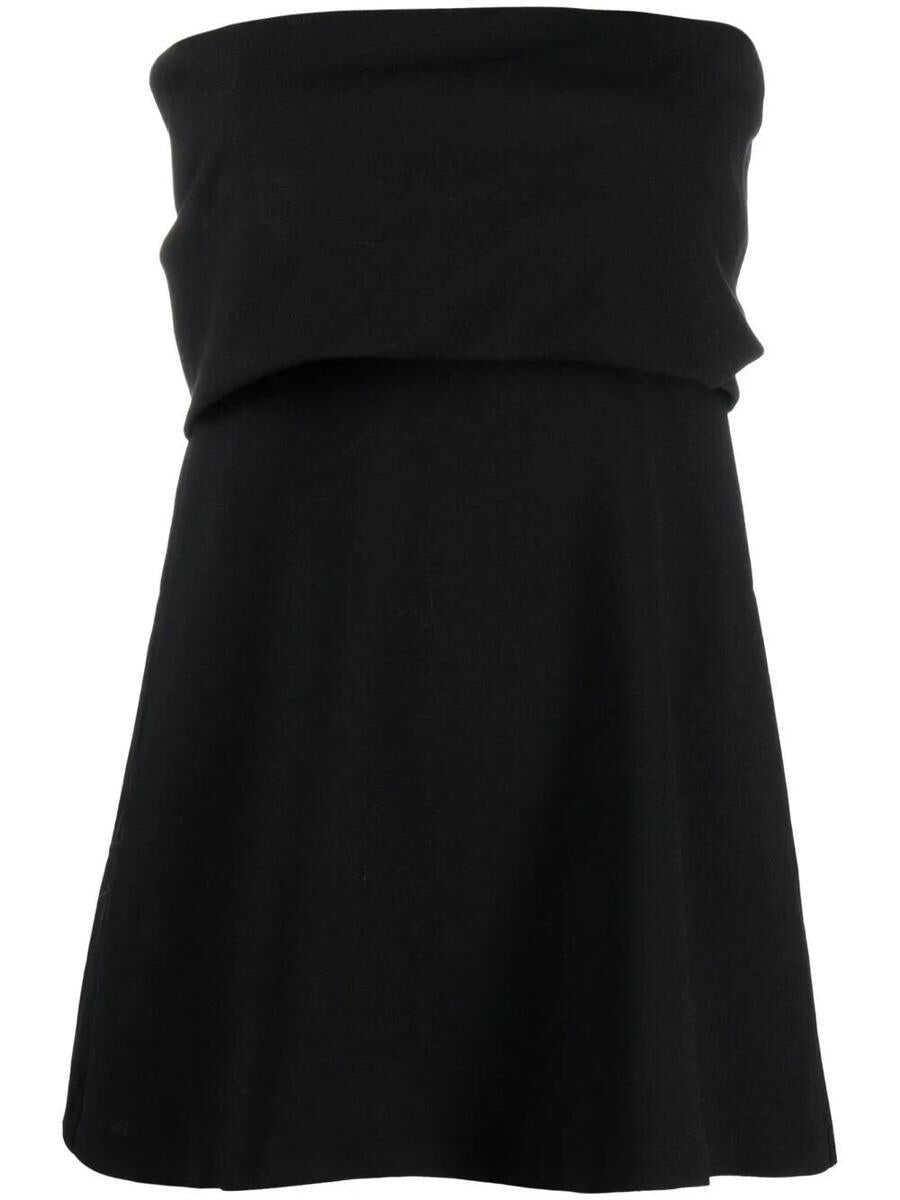 Topuri TOTME TOTEME Wool Crepe Band Tube Clothing Black Femei (BM 18535092) 1