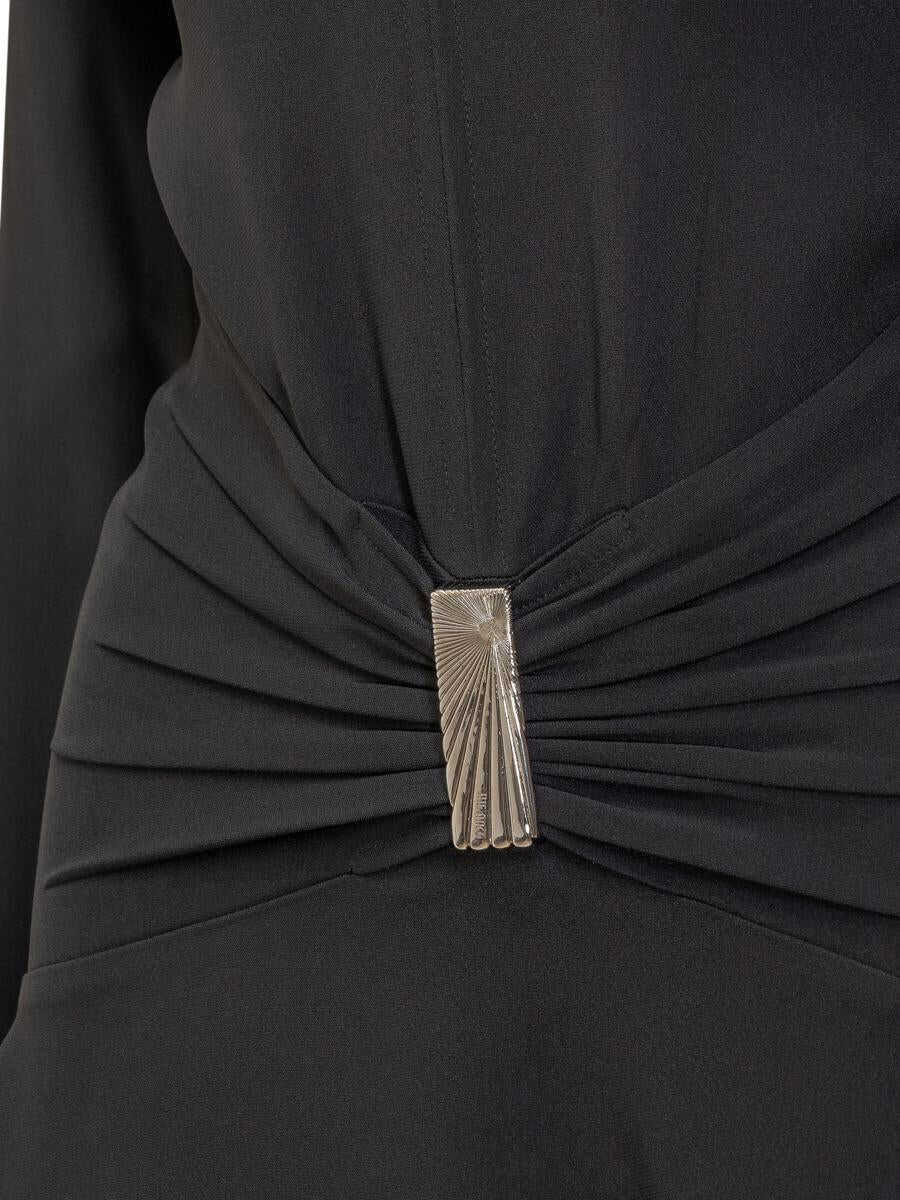 Rochii THE ATTICO The Attico The Attic Mini Dress Black Femei (BM 18535278) 4