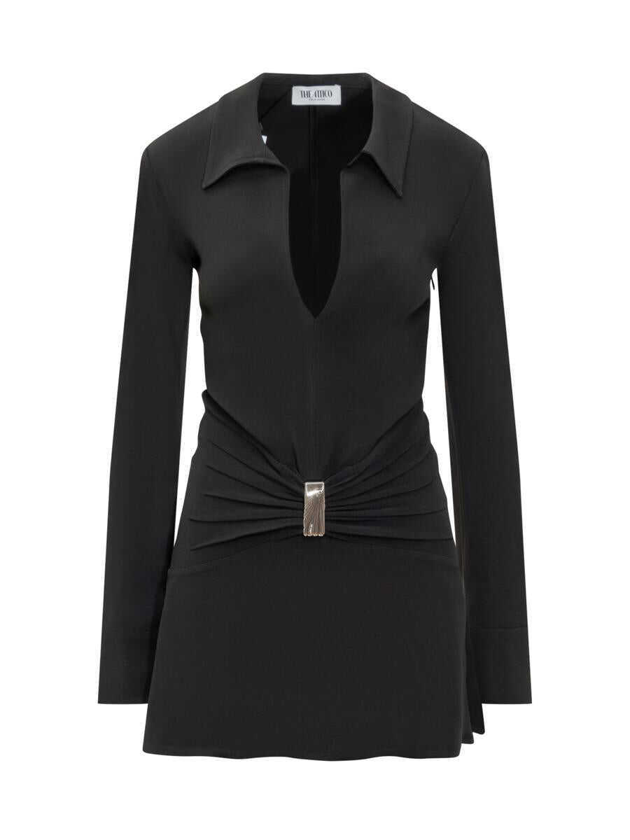Rochii THE ATTICO The Attico The Attic Mini Dress Black Femei (BM 18535278) 1