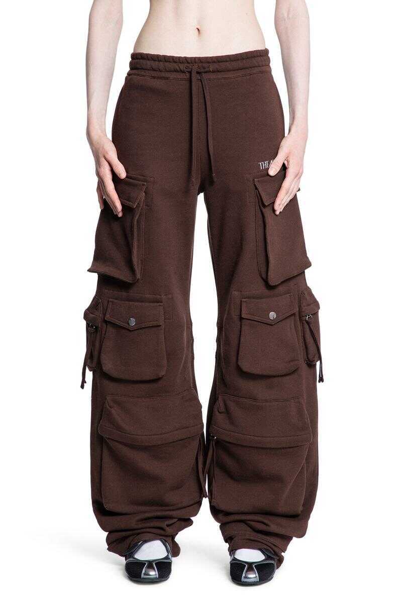 Pantaloni casual THE ATTICO The Attico Trousers BROWN Femei (BM 18535281) 1