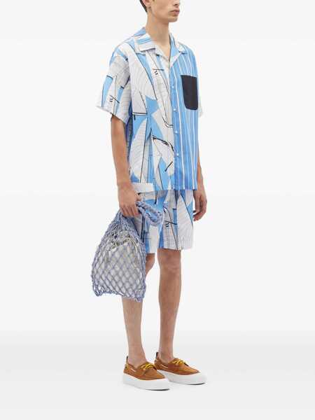 Pantaloni MSGM Msgm  Shorts WHITE Barbati (BM 18535701) 3