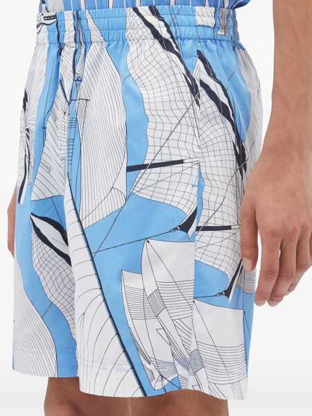 Pantaloni MSGM Msgm  Shorts WHITE Barbati (BM 18535701) 5