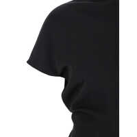 Imbracaminte PLAIN Dama - Rochii PLAIN Black High Neck Dress In Cady For Women Black Femei (BM 18535809) - B-mall.ro