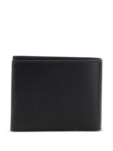 Portofele Salvatore Ferragamo Florence Black Bi-Fold Wallet With Logo Lettering On The Front In Leather Man Black Barbati (BM 18535986) 2