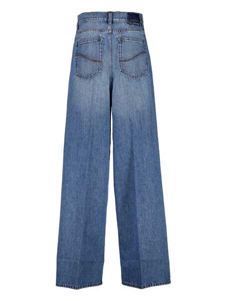 Blugi Stella McCartney Stella McCartney Wide Leg Denim Jeans BLUE Femei (BM 18536031) 2