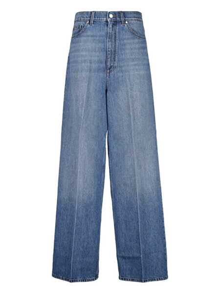 Blugi Stella McCartney Stella McCartney Wide Leg Denim Jeans BLUE Femei (BM 18536031) 1