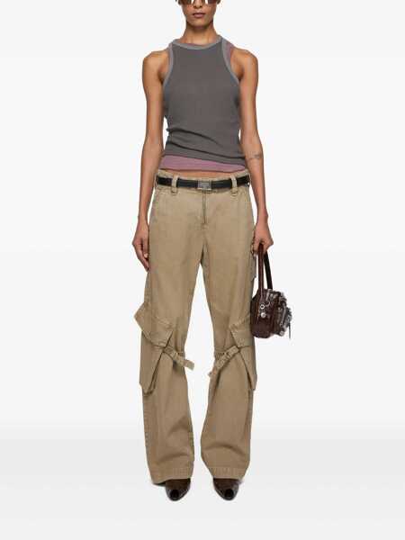 Blugi Acne Studios Acne Studios Denim Cotton Jeans Beige Femei (BM 18537057) 2