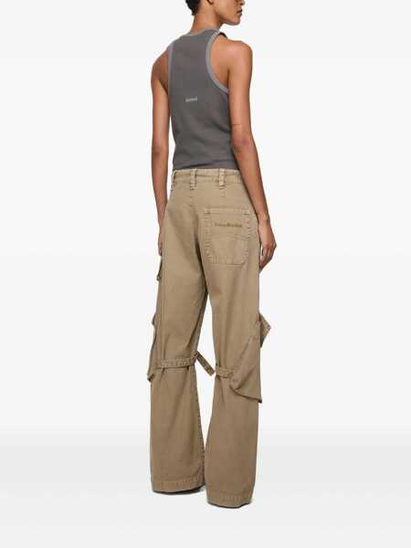 Blugi Acne Studios Acne Studios Denim Cotton Jeans Beige Femei (BM 18537057) 4