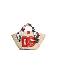 Genti de mana Dolce & Gabbana Dama - Genti de mana Dolce & Gabbana Dolce & Gabbana Beige Raffia Totes ROSA ROSSA F. BIANCO Femei (BM 18537204) - B-mall.ro