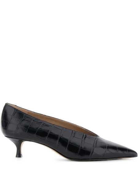 Pantofi cu toc Le Monde Bryl Black Pumps With Kitten Heel In Patent Leather Woman Black Femei (BM 18537252) 1