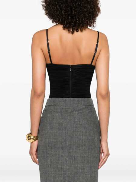 Topuri Elisabetta Franchi Elisabetta Franchi Top Black Femei (BM 18537351) 4