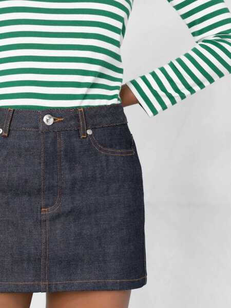 Fuste A.P.C. A.P.C. Skirt Navy Femei (BM 18537600) 5