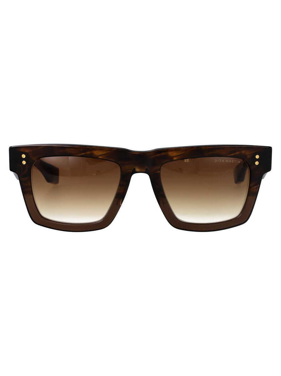Ochelari de soare DITA Dita Sunglasses BROWN SWIRL TO CRYSTAL BROWN W/ DARK BROWN TO CLEAR GRADIENT Femei (BM 18537906) 1