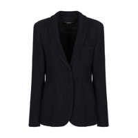 Sacouri Emporio Armani Chevron Single-Breasted Blazer Femei