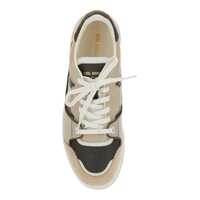 Sneakers 'Clay' Beige Sneaker With Inserts And Logo Embossed On The Side In Leather Man Barbati