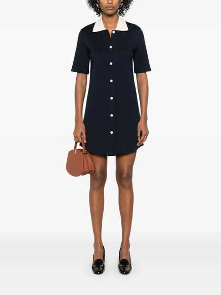 Tricouri Polo Thom Browne Thom Browne Polo Dress BLUE Femei (BM 18538182) 2