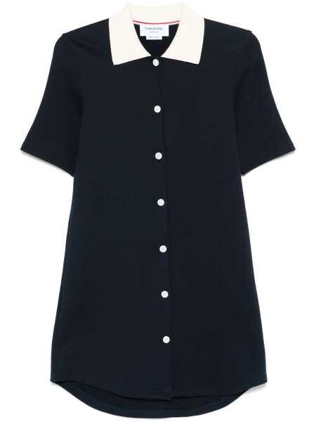 Tricouri Polo Thom Browne Thom Browne Polo Dress BLUE Femei (BM 18538182) 1