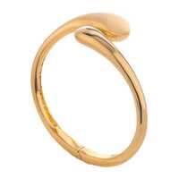 Pulovere 'Isa' Metallic Choker In Gold Plated Bronze Woman Femei