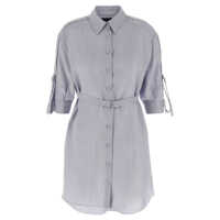 Rochii Giovanni Bedin Striped Silk Dress Femei