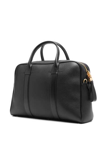 Genti de umar Tom Ford Tom Ford Black Leather Shoulder Bag Black Barbati (BM 18538434) 2
